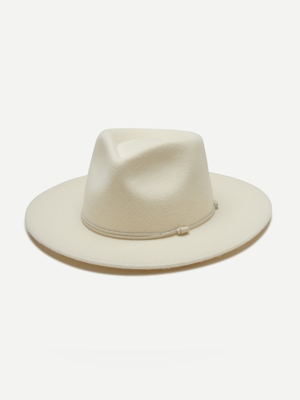 Wyeth Cream Wool Wide Brim Fedora